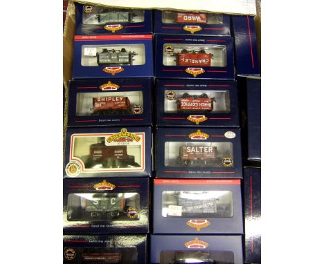 Bachmann, a collection of mostly private owners open wagons: all boxed, (54).