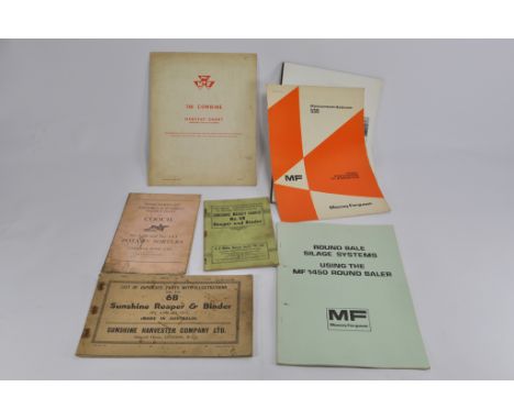 Tractor and Machinery Sales Literature / Manuals / Brochure Group . Misc Selection. (6)