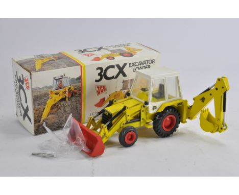 NZG No. 216 JCB 3CX Tractor Backhoe Loader in yellow/red. NM to M in VG to E Box. Rare