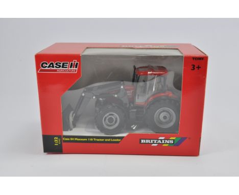 Britains 1/32 Case Maxxum 110 Tractor with Loader. M in Box.