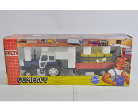 Joal 1/32 Ebro Tractor and Trailer Set. M in Box. Scarce.