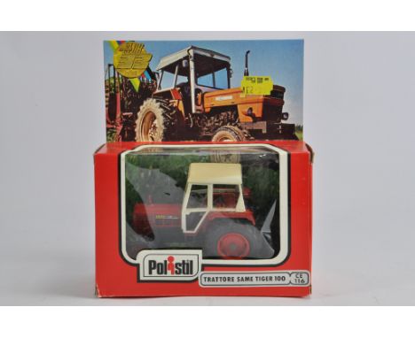 Polistil 1/41 Same Tiger 100 Tractor. CE116. NM to M in VG to E Box.