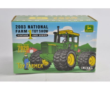 Ertl 1/32 John Deere 7020 Tractor for Toy Farmer NFTS 2003. M in Box.