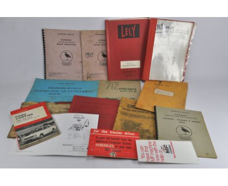 Tractor and Machinery Sales Literature / Manuals / Brochure Group . Misc Selection. (qty)
