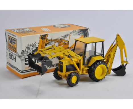 Conrad No. 2954 Massey Ferguson Powerpart MF 50HX Tractor Backhoe Loader. NM to M in VG to E Box. 