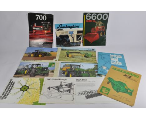 Tractor and Machinery Sales Literature / Manuals / Brochure Group . Misc Selection. (qty)