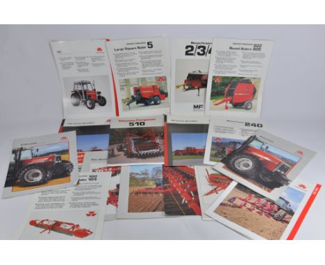 Tractor and Machinery Sales Literature / Manuals / Brochure Group . Misc Selection of Massey Ferguson issues. (qty)