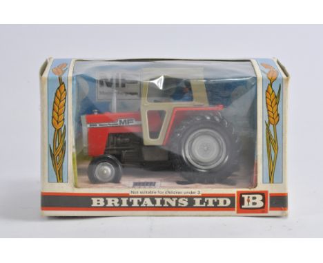 Britains 1/32 Massey Ferguson 595 Tractor. NM to M in VG to E Box.