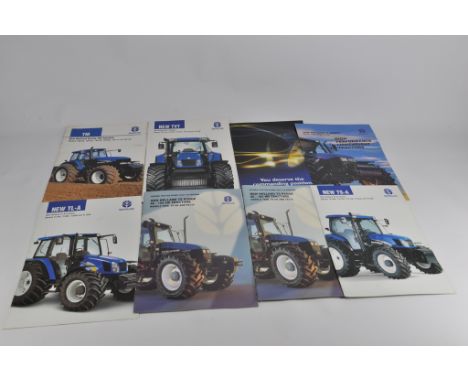 Tractor and Machinery Sales Literature / Manuals / Brochure Group . Misc Selection of mainly New Holland issues. (qty)