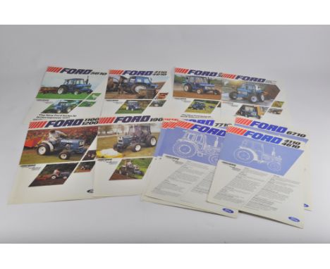 Tractor and Machinery Sales Literature / Manuals / Brochure Group . Misc Selection of mainly Ford issues. (qty)