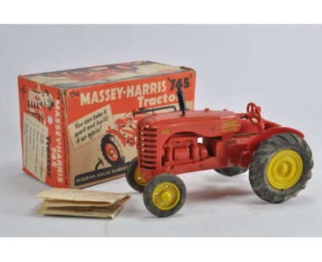 Rare Raphael Lipkin Massey Harris 745 Tractor. Plastic. Complete. E in VG to E Box.