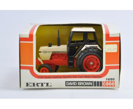 Ertl 1/32 David Brown 1690 Tractor. NM to M in VG to E Box.