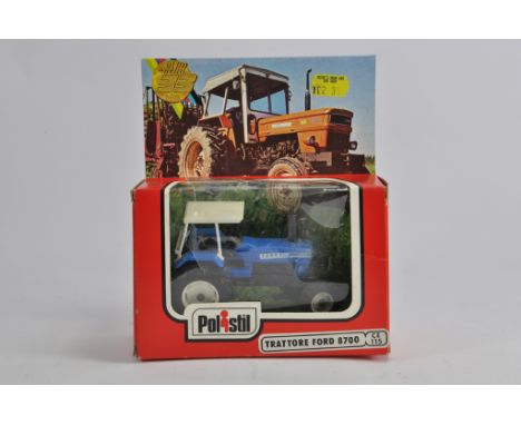 Polistil 1/41 Ford 8700 Tractor. CE115. NM to M in VG to E Box.