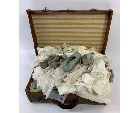 A collection of Victorian and later babies, children's and doll's clothing and textiles; boys and girls