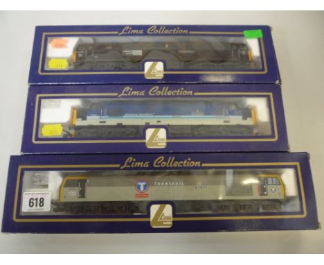 THREE BOXED LIMA OO GAUGE DIESEL LOCOMOTIVES, 'The Kingsman' No.37 421, Regional Railways livery, 'Prince William' No.47 798,