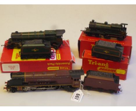 AN UNBOXED HORNBY DUBLO LOCOMOTIVE, 'City of London' No.46245, B.R. maroon livery (2 rail version) (2226), with a boxed Tri-a