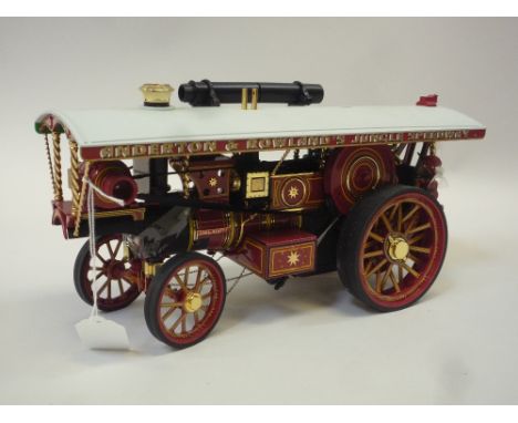 A BOXED MIDSUMMER MODELS DIECAST AND PLASTIC BURRELL SHOWMANS ENGINE, 'Early Beatty', Cat.No.MSM003, some damage, complete wi