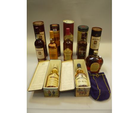 ABERLOUR, 100% proof whisky, 1 litre, Aberlour 10 years old, single malt, Auchentoshan 10 years old, 1 litre, Glenmoray Camer