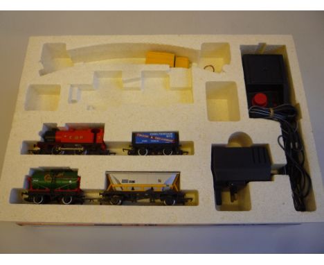 A BOXED HORNBY RAILWAYS OO GAUGE 'RURAL RAMBLER' SET, R.903, comprising 0-4-0T locomotive No.5, E.R. Red livery (R.153), roll