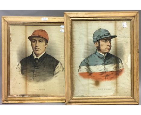 Fred Archer lithograph; and another George Fordham, both framed and glazed