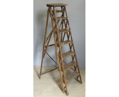 A vintage step ladder