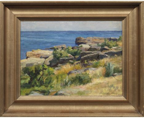 Bertel Mathias Hansen-Svaneke (1883 Svaneke/Bornholm - 1937 Kopenhagen)Felsenküste von BornholmHansen-Svaneke gehört zu den b