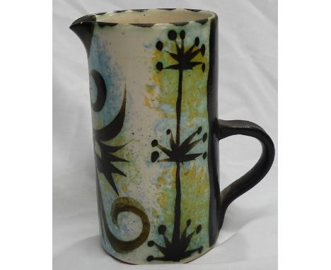 NEWLYN CELTIC POTTERY JUG 