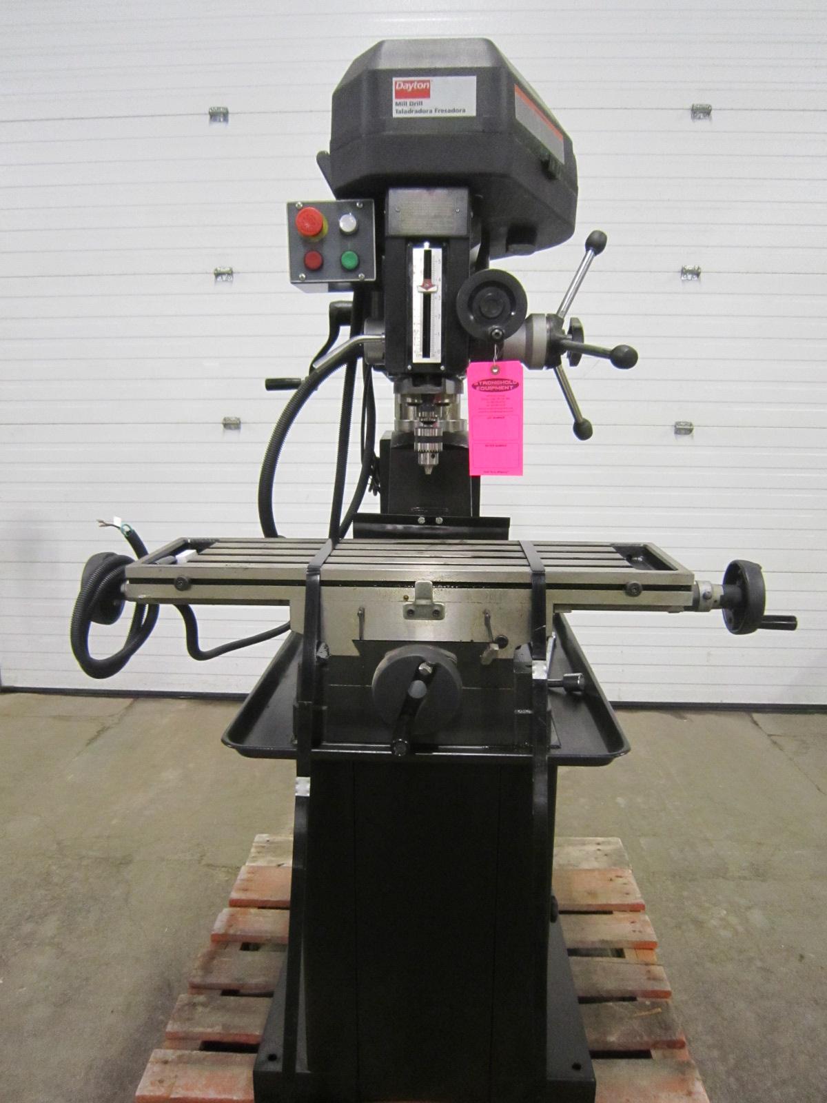 MINT / UNUSED Dayton model 2LKP9 Mill/Drill Machine with 16" swing up to 3000RPM variable speed
