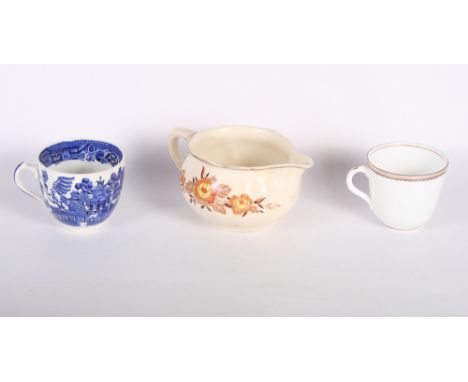 A collection of Wedgwood tea cups, saucers and plates, a similar cup, a collection of late 19th Century lustre decorated tea 