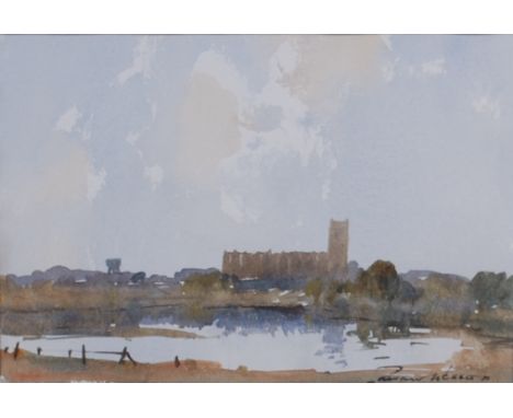 Edward Wesson (1910-1983) - Blytheburgh Church?, watercolour, signed lower right, 16 x 23.5cm Condition Report / Extra Inform