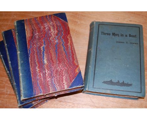 JEROME Jerome K, Three Men in a Boat, Bristol 1889, 1st edition 'Quay Street'; and JAMES G.P.R Heidelberg, London 1846, three