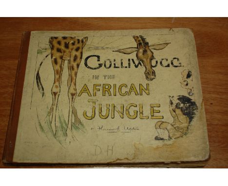 UPTON Florence K., Golliwog in the African Jungle, 1909, 1st edition, some soiling and minor pencil scribbles, and the follow