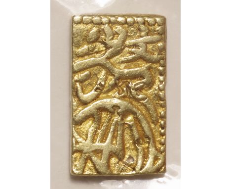 日本 (Japan) / 元文一分判金 (真文一分) JNDA-古26 元文元年～文政元年(1736～1818年) / 美 / Gembun 1 Bu-Ban-Kin (Shinbun 1 bu) Gold JNDA09-37 / VF / 3.25