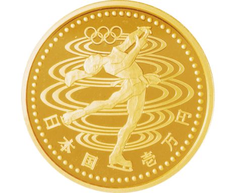 日本 (Japan) / 長野ｵﾘﾝﾋﾟｯｸ冬季競技大会記念(第2次) 10000円金貨 平成9年(1997年) JNDA05-19 / ﾌﾟﾙｰﾌ / Nagano Olympic Series II 10000 Yen Gold Proof / 