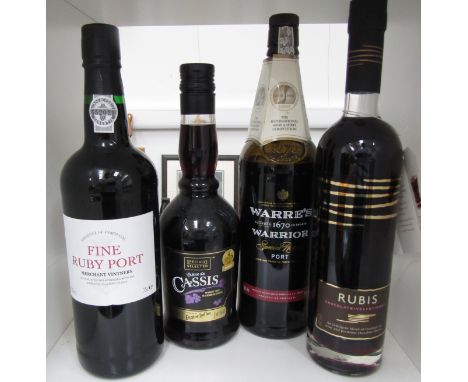Warre's Warrior Port, Fine Ruby Port Merchant Vintners, Creme de Cassis, Rubis Chocolate Ruby (4)