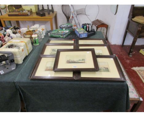 Collection of 7 old hunting prints