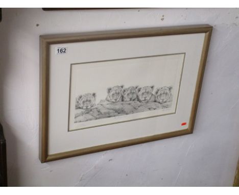 L/E & signed print - The young ones