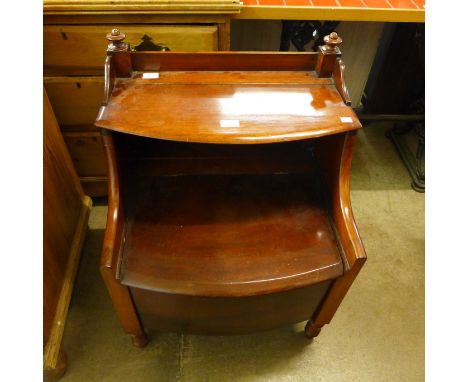 A Victorian mahogany commode 