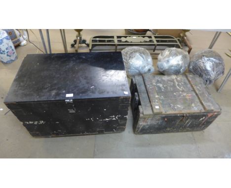 Two tool boxes 