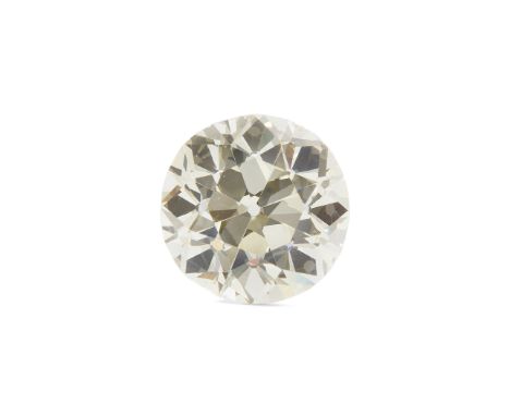 8.665 ct R/S-si1, Altschliff. GGTL Diamond Report, No. 21-D-10785, 05.2021. Beigegeben Platin-Ringfassung Gr. 57, 8,6 g. Durc