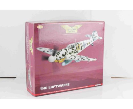Boxed ltd edt 1:32 Corgi Avitaion Archive Messerschmitt Bf109G-2 - Yellow 12, Oberlautnant Heinrich Ehrler, Staffelkapitan 6.
