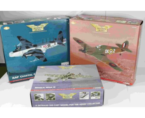 3x Boxed ltd edn Corgi The Aviation Archive to include 1:72 Vickers Wellington MKVIII - HX379:WN-A, No.172 Squadron, Coastal 