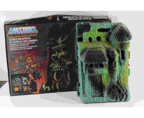 Mattel Masters of the Universe boxed Castle Grayskull, incomplete, with intructions, box is slighly dented and shows some edg