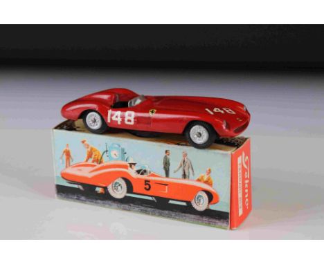 Boxed Tekno Ferrari 813 diecast model, diecast vg with minimal paint chips, box has a tear to one end flap 