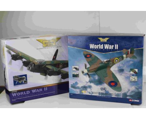 Two boxed ltd edn Corgi The Aviation Archive to include 1:32 AA33903 SuperMarine Spitfire MkIIA - P7966, D-B O/C Tangmere (Wi