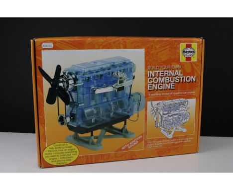 A boxed and complete Haynes build your own Internal Combustion Engine. 