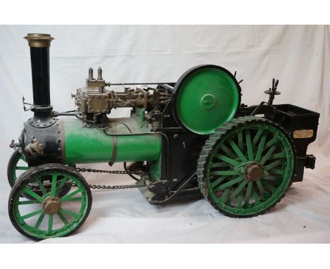 9 inch gauge steam engine 'Violet' in green &amp; black livery, plate RL 1951, well engineered, attic find in need of a clean