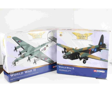 Two Boxed ltd edn 1:72 Corgi The Aviation Archive to include AA34005 Consolidated B-24D Liberator GR.MK.III No.120 Squadron, 