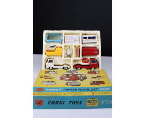 Boxed Corgi GS24 Gift Set No 24 Constructor Set diecast model, complete, vg overall 