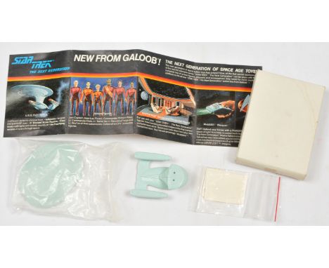 Galoob General Mills Star Trek Next Generation 1987 Mail-Away Promotional Starship Enterprise. Box has signs of water damage,